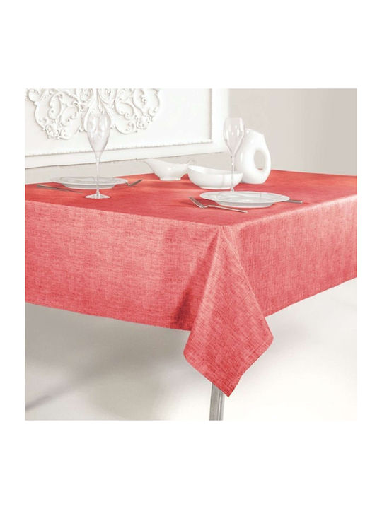 Saint Clair Tablecloth Stain Resistant 1020 Tomato 145x180cm