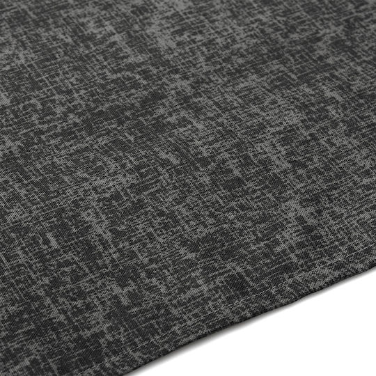 Dimcol Set 2 Bucăți Față de Masă Panama Rezistent La Pete Gri Închis 140x140 cm