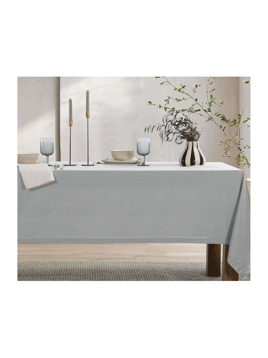 Nef-Nef Homeware Tablecloth Cotton Steady Ecru 150x300cm