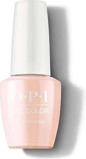 OPI Gelcolor Ημιμόνιμο Βερνίκι Νυχιών Put It In Neutral 15ml