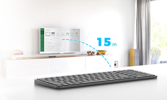 iClever BK20 Kabellos Bluetooth Nur Tastatur Englisch US