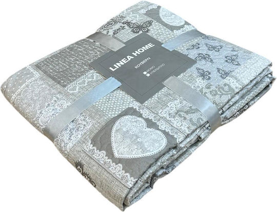 Linea Home KE241 Μονό Εμπριμέ 160x220cm Linea Home KE241 Μονό Εμπριμέ 160x220cm