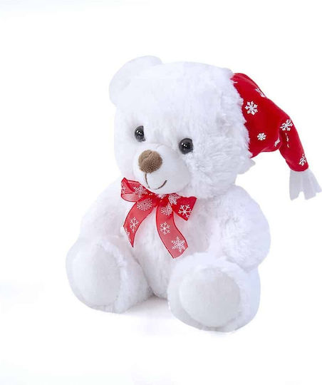 Fun World Plush Bear Christmas Brown 20 cm (Various Designs) 1pc