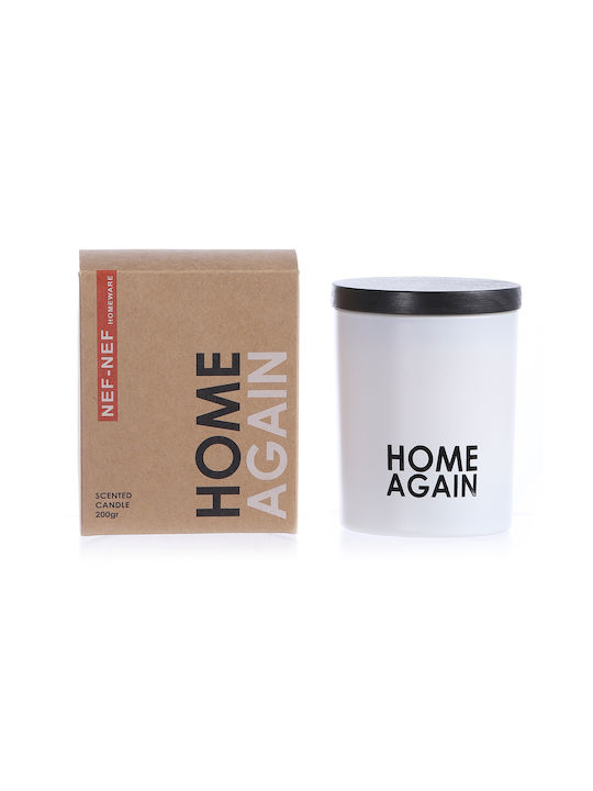Αρωματικό Κερί Nef-nef Homeware Home Aqain 320gr White Home Again 320 Gr