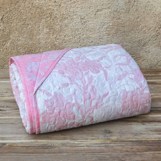 Kocoon Novela Überdecke Rosa 220x245cm