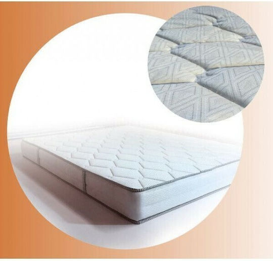 Achaia Strom Economy Orthopedic Doppel Orthopädisch Matratze 140x200x19cm mit Aloe Vera