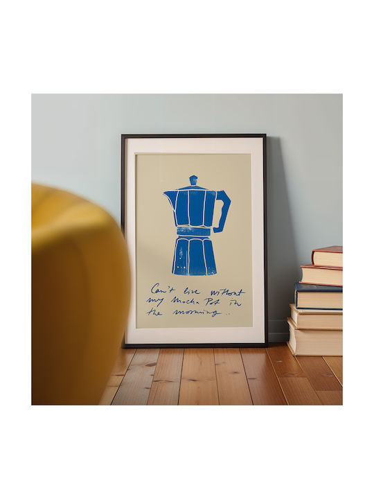 Poster Morning Coffee Pst25326 21cm X 30cm White PVC Frame