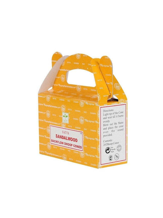 Satya Fragrance Cones with Fragrance Sandalwood 75gr