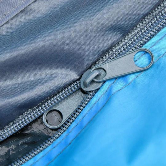 Cort de Camping Pop Up Albastru pentru 2 Persoane 286x209x122 cm