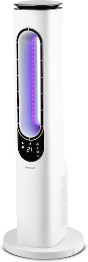 Sencor Ανεμιστήρας Χωρίς Πτερύγια 56W με Τηλεχειριστήριο Λευκός