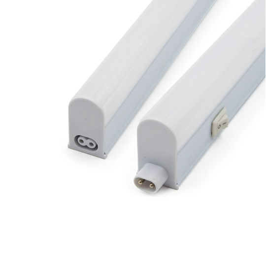 Φωτιστικό Μπάρα T5 Led Ψυχρό Λευκό 6500k 12w 90cm Ip20 Διακόπτη D12027 Oem