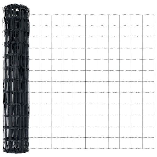 vidaXL Garden Fencing Material 1pcs Gray