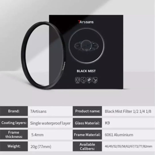 7artisans Filter Durchmesser 52mm für Kameraobjektive