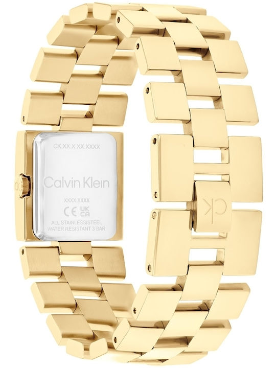 Calvin Klein Meridian Ρολόι Μπαταρίας με Μεταλλικό Μπρασελέ Calvin Klein Meridian Ρολόι Μπαταρίας με Μεταλλικό Μπρασελέ