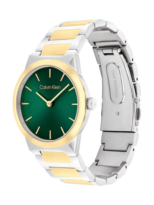 Calvin Klein Women's Watch with Silver Metal Bracelet