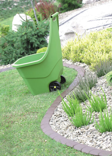 Prosperplast Garden Palisade Flat 1 Grey 3.8m