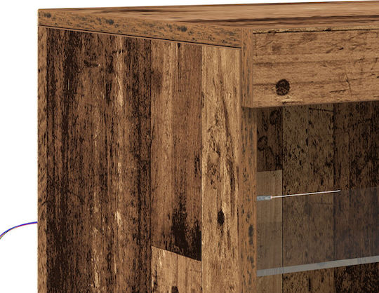 Bufet din Lemn Masiv cu Sertare Old Wood 181.5x37x67cm