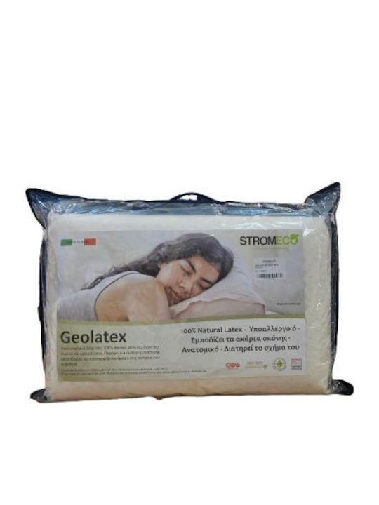 Strom Eco Μαξιλάρι Ύπνου Latex Ανατομικό 40x60x12cm