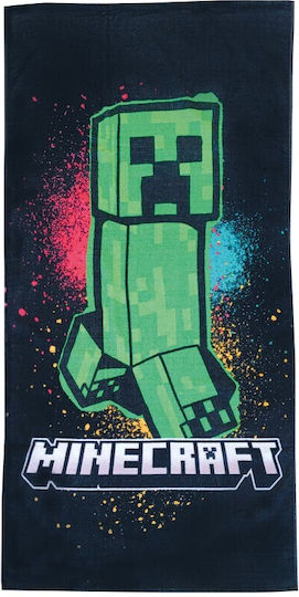 Minecraft Creeper Dunkles Strandtuch 70*140 cm