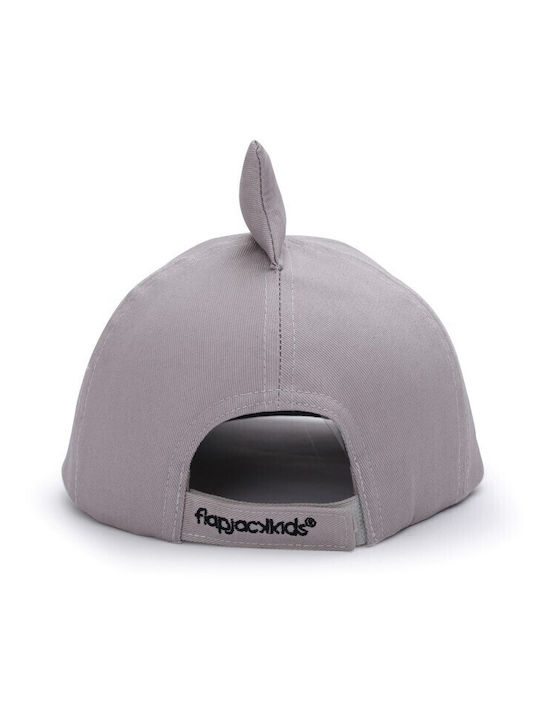 Flapjackkids Παιδικό Καπέλο Jockey Υφασμάτινο Αντηλιακό Γκρι
