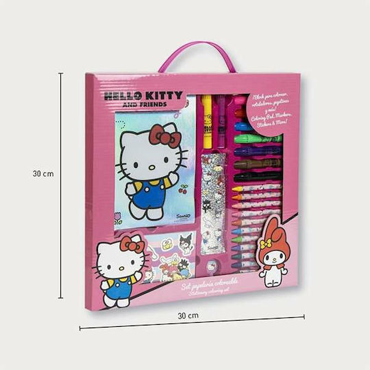 Σετ Χαρτικών Hello Kitty Ροζ
