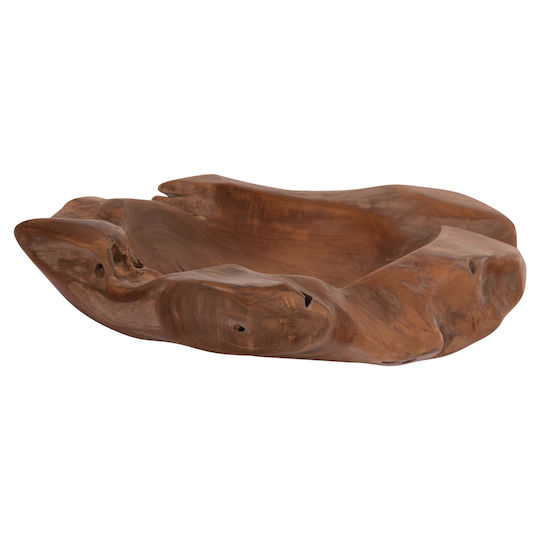 HomeMarkt Noki Decorative Bowl Yellow 50x46x10cm