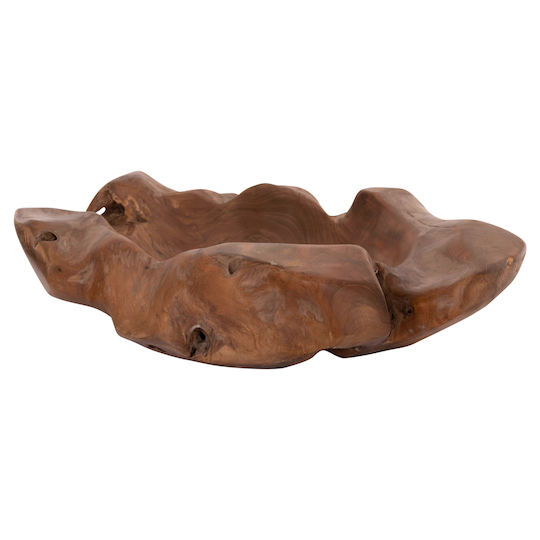 HomeMarkt Noki Decorative Bowl Yellow 50x46x10cm