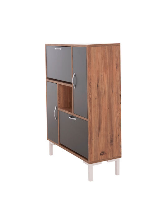 Medy Wooden Shoe Organizer Beige 85x30x108.5cm