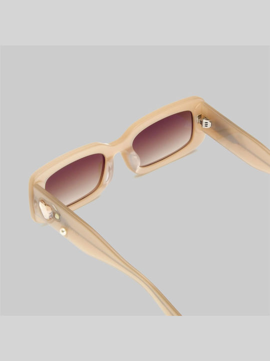 Akila Women's Sunglasses with Beige Frame and Beige Lens 2230-9897