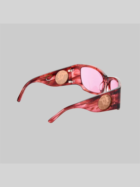 Akila Men's Sunglasses with Red Frame and Red Lens 2313-1556E