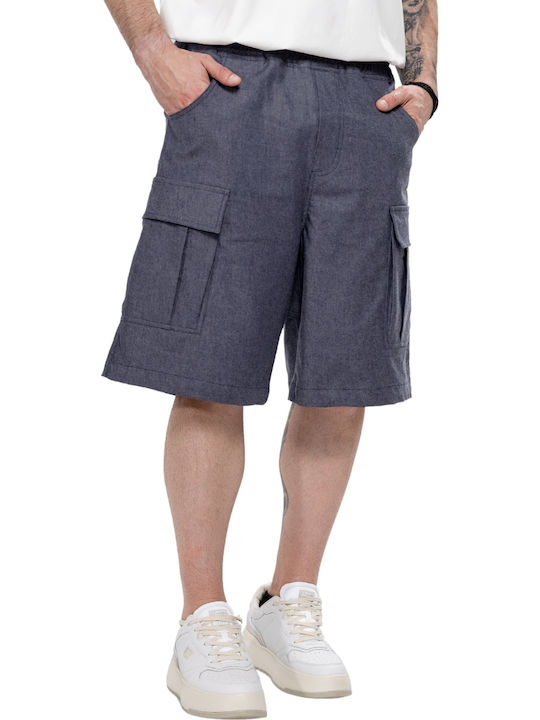 Ανδρική Βερμούδα Cargo Blue