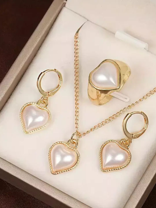 Jewelry Set with Pearls