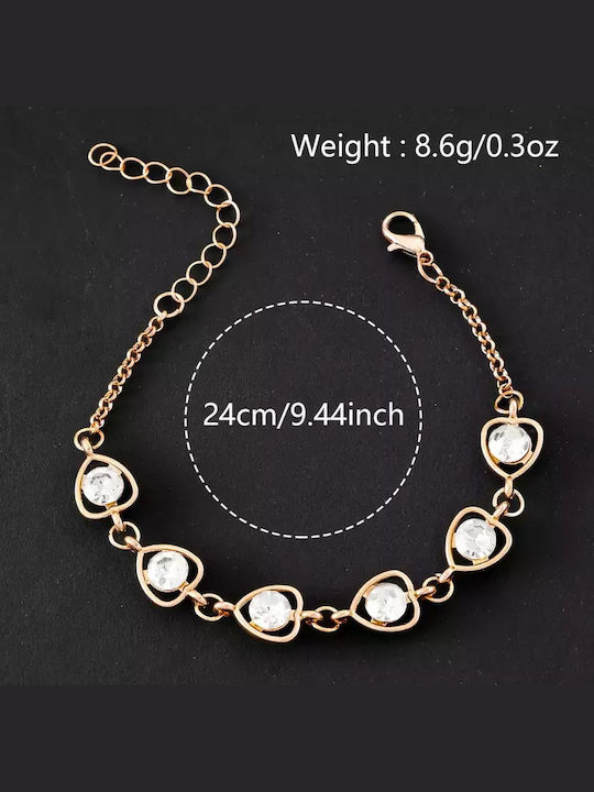 Women's Watch with Gold Metal Bracelet