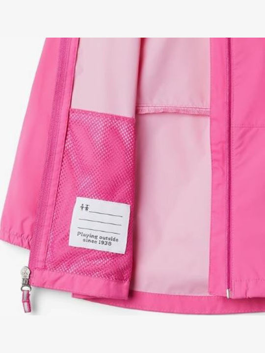 Switchback II Waterproof Kids Casual Jacket Windproof Fuchsia