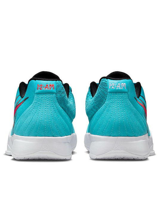 Ja 2 Low Basketball Shoes Rapid Teal / Black / Ale Brown / University Red