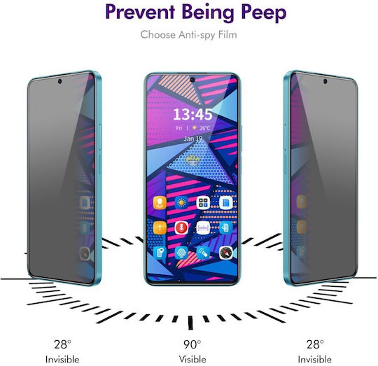 Enkay Privacy Full Face Tempered Glass Black (Poco F7 Pro)