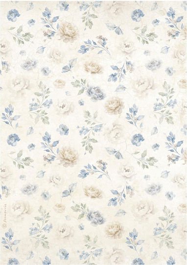Set of 6 Decoupage Rice Papers Stamperia 21x29cm A4 Timeless