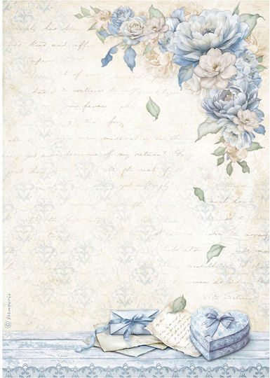 Set of 6 Decoupage Rice Papers Stamperia 21x29cm A4 Timeless