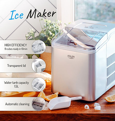 Adler Ice Machine with Daily Production 12kg AD 8086