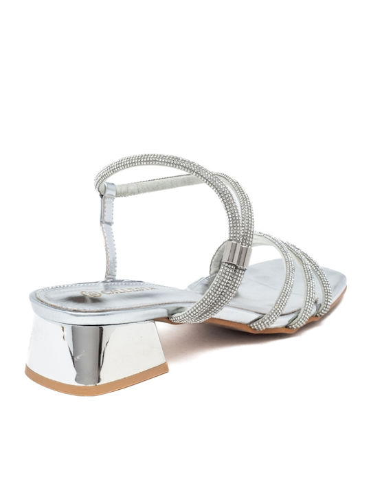 Sandalen Silber