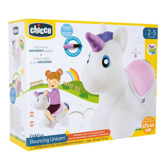 Chicco Φουσκωτό Αλογάκι Χοπ Χοπ Unicorn