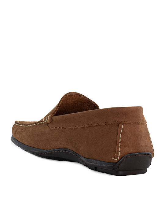 Mocasini barbati in Tabac maro Culori