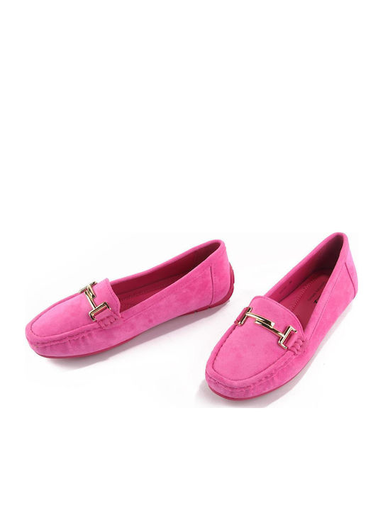 Women's Moccasins in Fuchsia Color