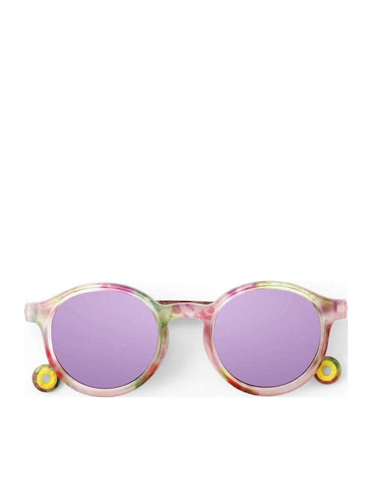 Olivio & Co Classic Oval Kids Sunglasses with Polarized Lens Flowers Multicolour for 3-12 Years