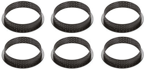 Silikomart Round Cake Ring 8cm Set of 6