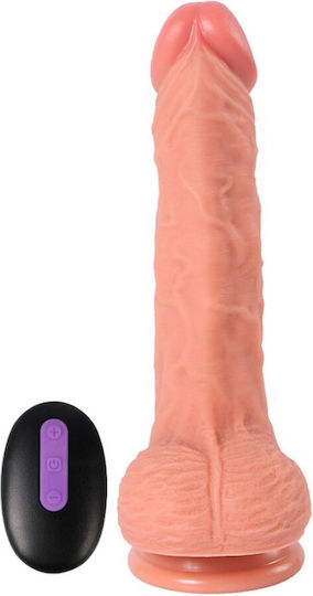 Shequ Hayden Realistic Vibrator with Remote Control 16cm Flesh
