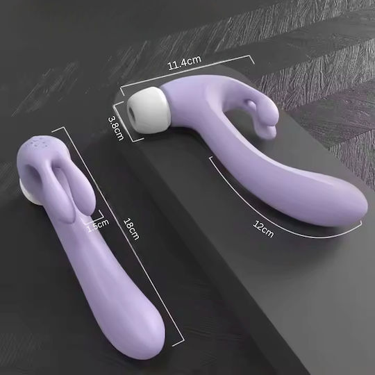 Chicret Aurora Doppelter Vibrator 22cm Flieder