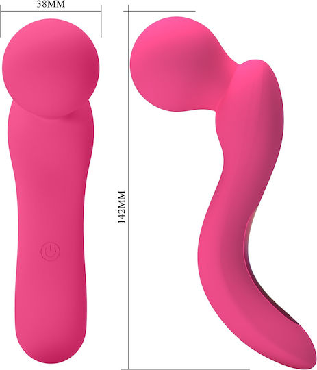 Lois Mini Δονητής Μασάζ 10cm Ροζ