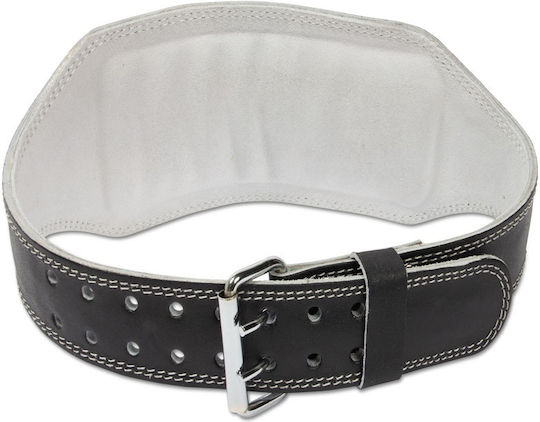 Gorilla Wear 6 Inch Padded Leather Lifting Belt Black Gold