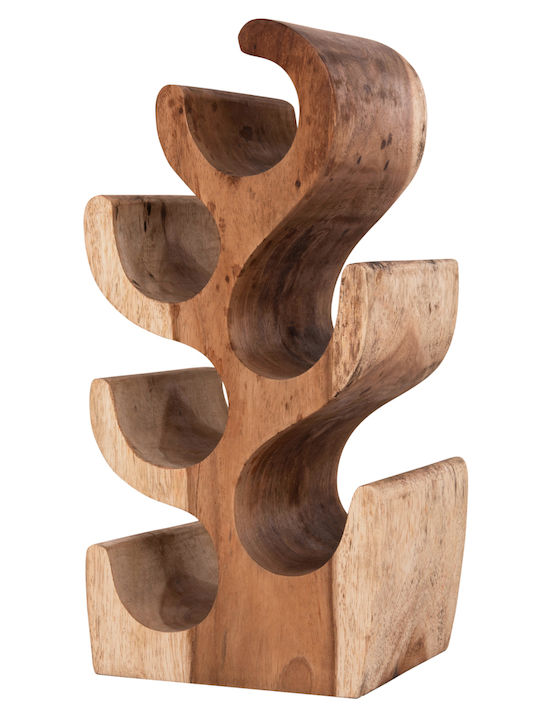 HomeMarkt Diony Cu picioare Suport pentru Sticle pentru 6 Sticle Bej